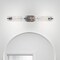 Nuvo Glacier 3-Light Vanity, E26 60W, Matte Black, Ice 60/7813 - alternate 2